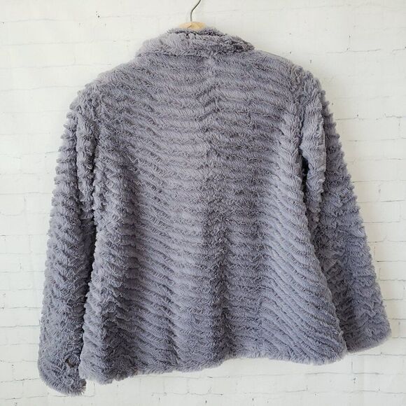 Patagonia Pelage Fleece Jacket Womens Size XS Dove Gray Full Zip High Neck - Picture 7 of 9